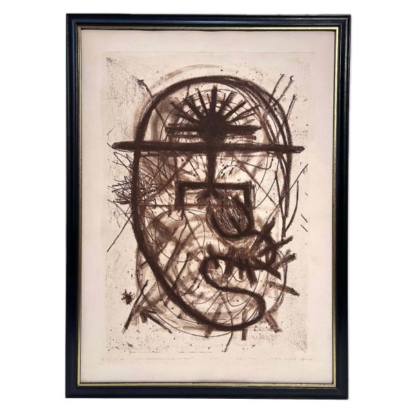 Kompozíció barnában - Beazonosításra váró magyar művész