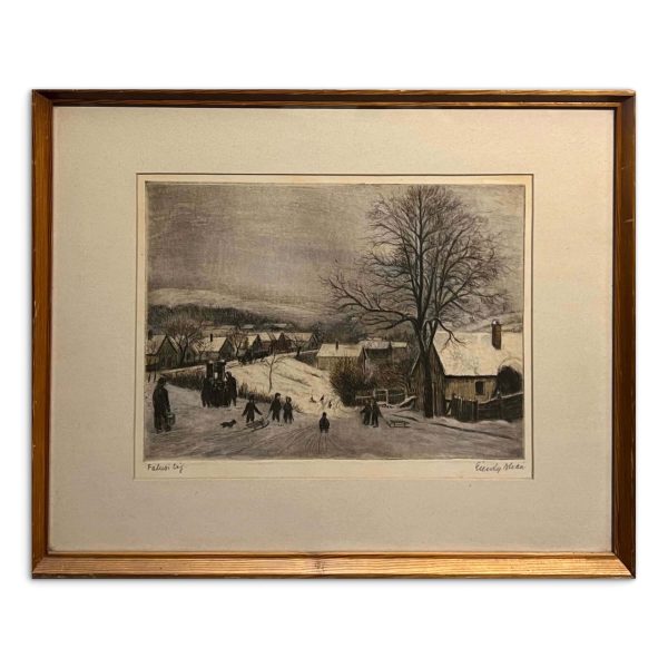 Élesdy István (1912-1987) Falusi táj