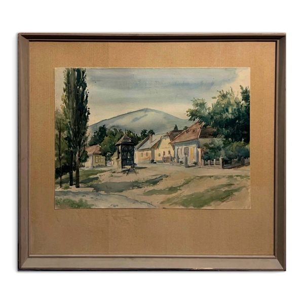 Szabó Miklós (1914-1995) Utcarészlet, 1953