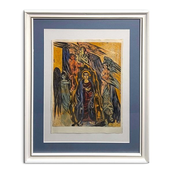 Mária és az angyalok - Ismeretlen művész