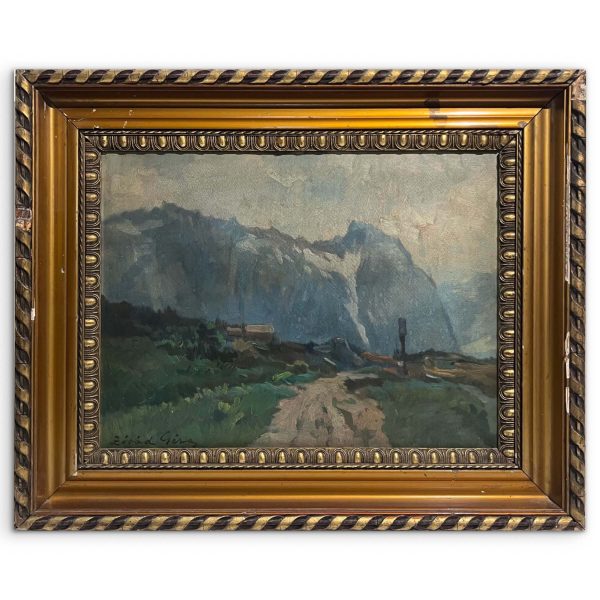 Zórád Géza (1880 k.-1960 k.) Falu a hegy lábánál