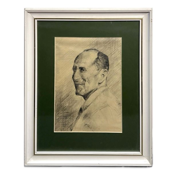 Férfi profilból - Ismeretlen művész