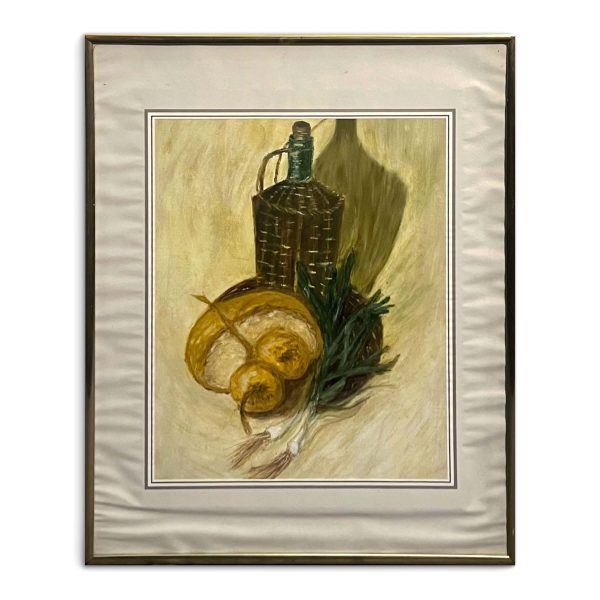 Kompozíció boros demizsonnal - Ismeretlen festő