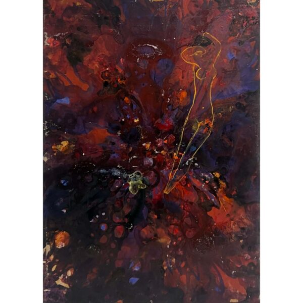 Jozefka Antal (1935- ) Akt vörösben