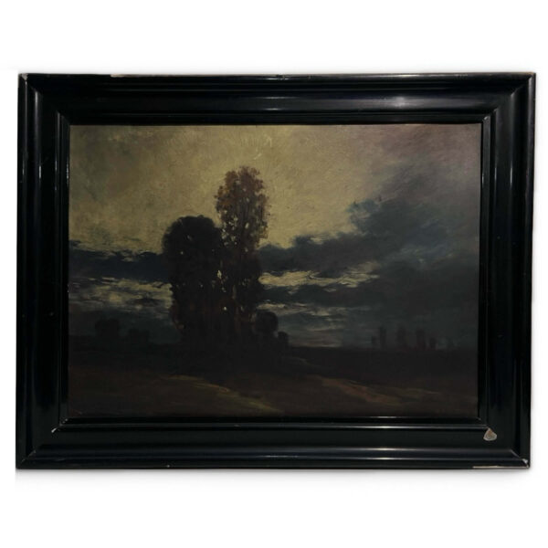 Markó Ernő (1868-1945) Puszta az elvonuló viharban