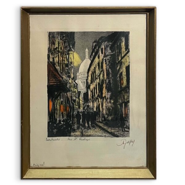 Maurice Jacque (?-?) Montmartre Rue St. Rustique (Párizs)