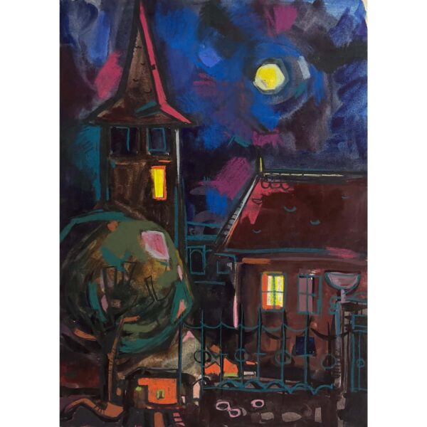 Jozefka Antal (1935- ) Ház holdvilágban
