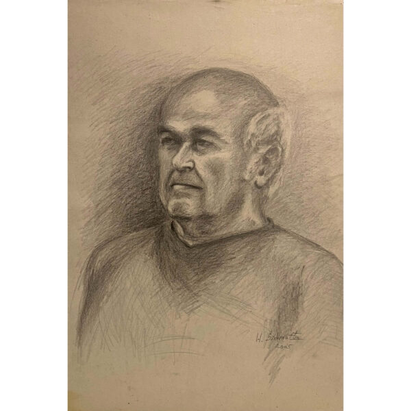 Háziné Szikora Éva (1957- ) Ősz férfi, 2005