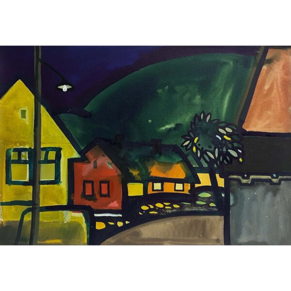 Jozefka Antal (1935- ) Utcasor lámpafényben