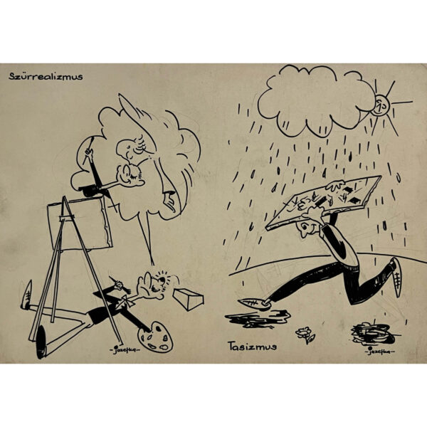 Jozefka Antal (1935- ) Karikatúra II.