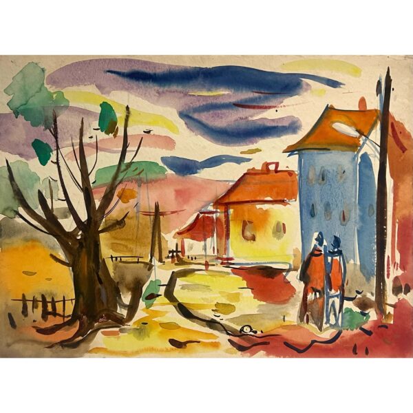 Jozefka Antal (1935- ) Sétáló emberek