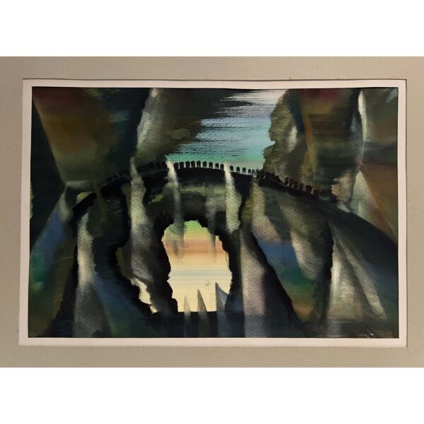 Hercsuth Ferenc (1942- ) Barlang híd, 1986