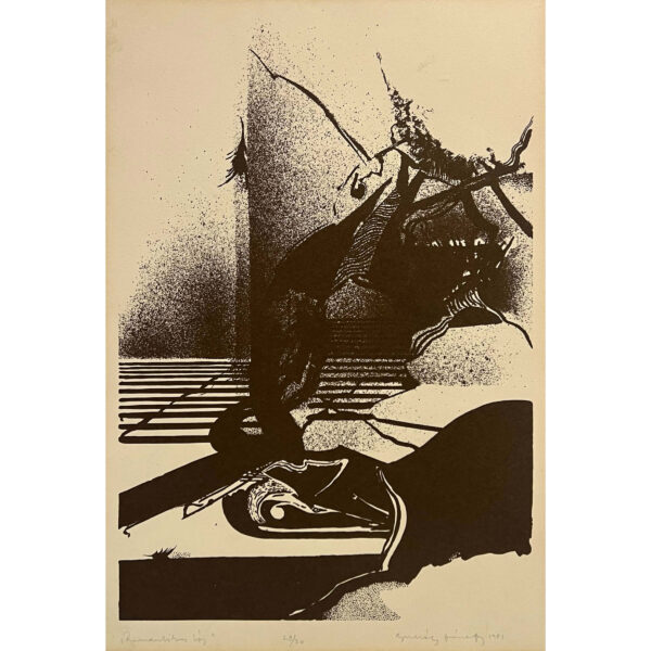 Buhály József (1945- ) Romantikus táj, 1981