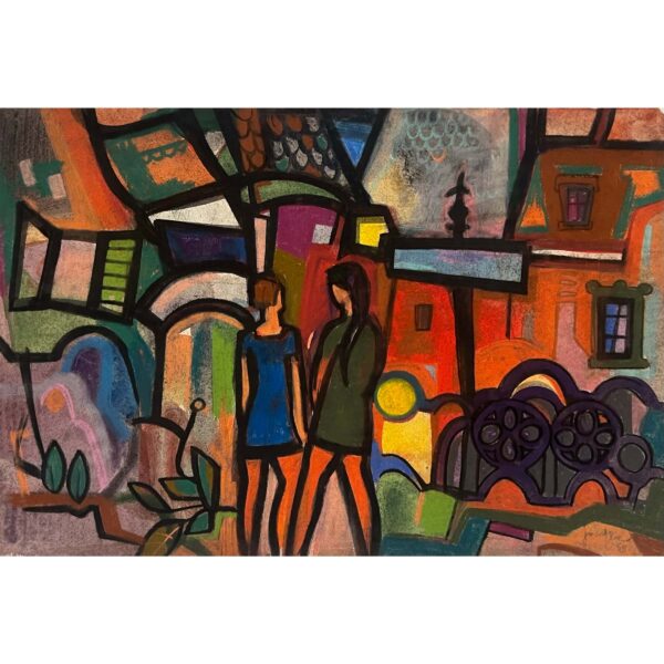 Jozefka Antal (1935- ) Miniszoknyás lányok, 1969